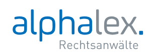 alphalex Rechtsanwälte Logo
