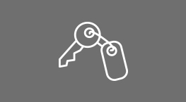 Icon Schlüssel mit Anhänger